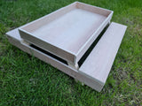 XL Hay Feeder for Giant Rabbits Picnic Table 50Lx50Wx15H cm