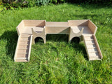 Quail House Hideout Shelter play Castle Hideaway Small Animal hutch exercise home small animal playhouse toy