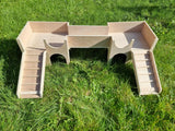 Quail House Hideout Shelter play Castle Hideaway Small Animal hutch exercise home small animal playhouse toy